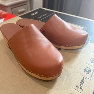 Like New Charlotte Stone Martino Platform Clogs Genuine Leather Size 12